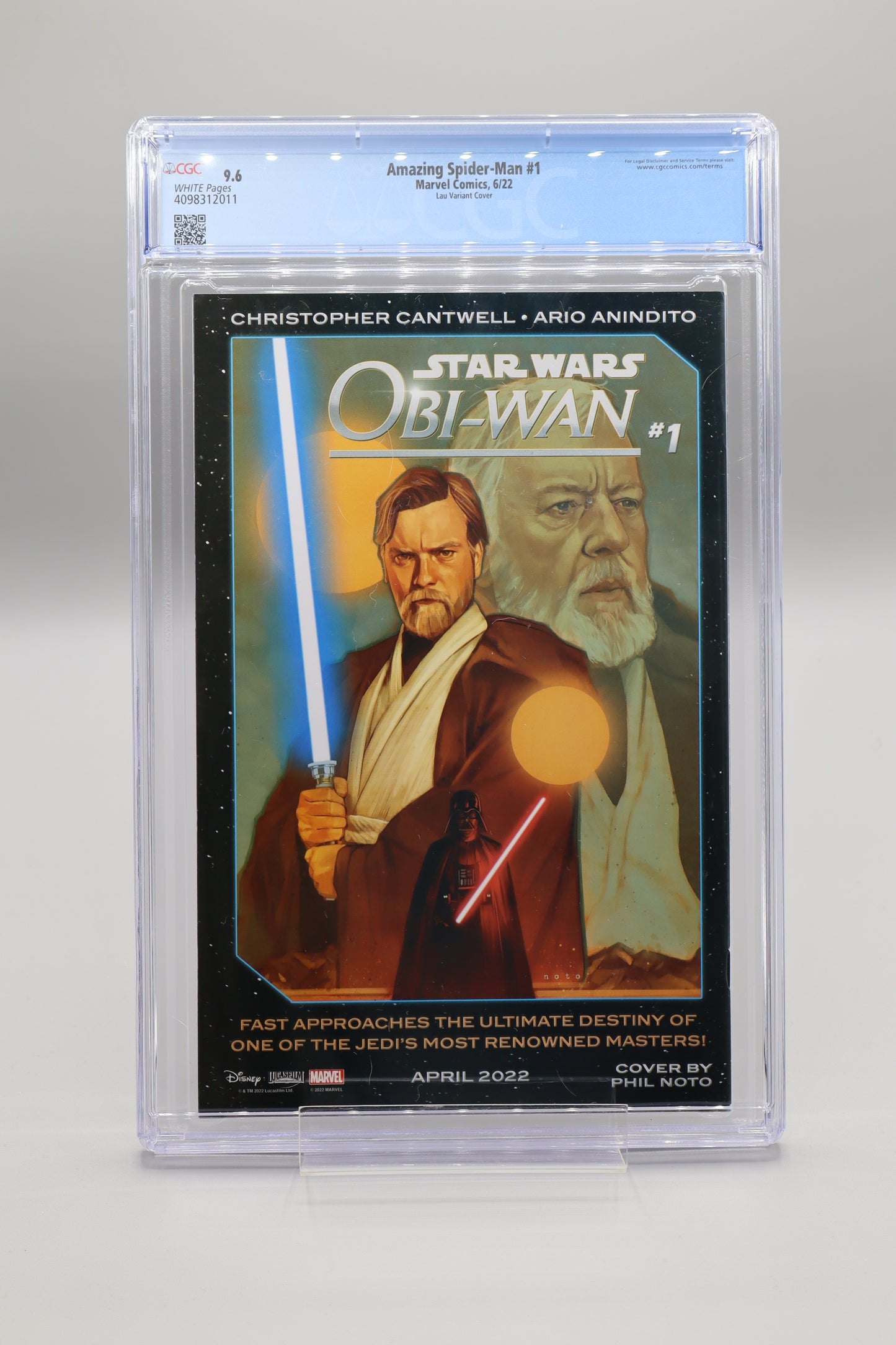 Amazing Spider-man #1 Artgerm Lau CGC 9.6