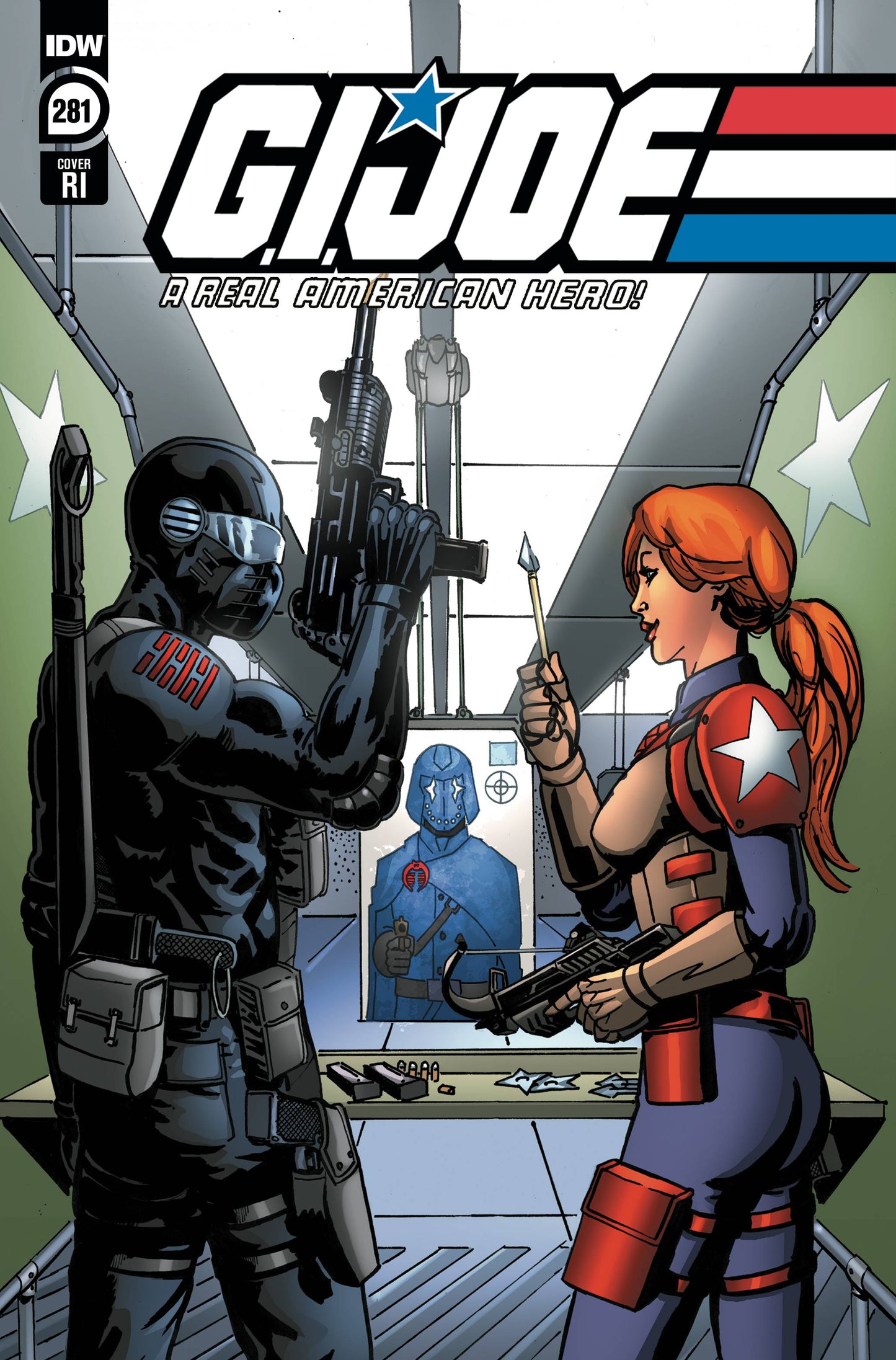 GI JOE A REAL AMERICAN HERO #281 1:10 RATIO CASEY MALONEY VAR