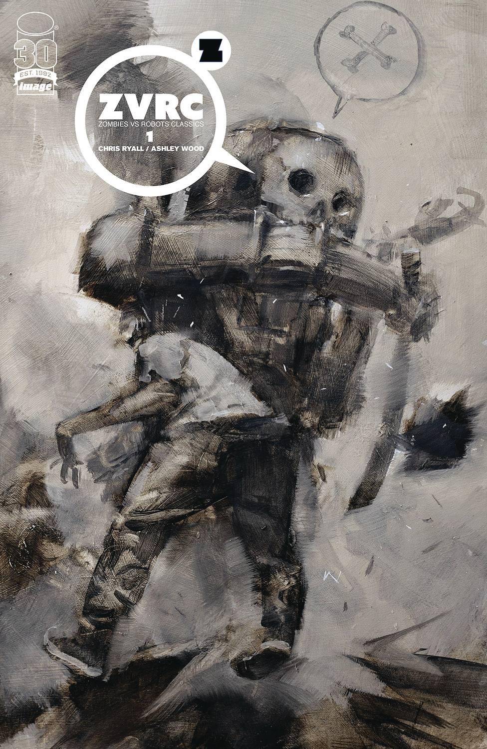 ZVRC ZOMBIES VS ROBOTS CLASSIC #1 (OF 4) CVR B WOOD (MR)