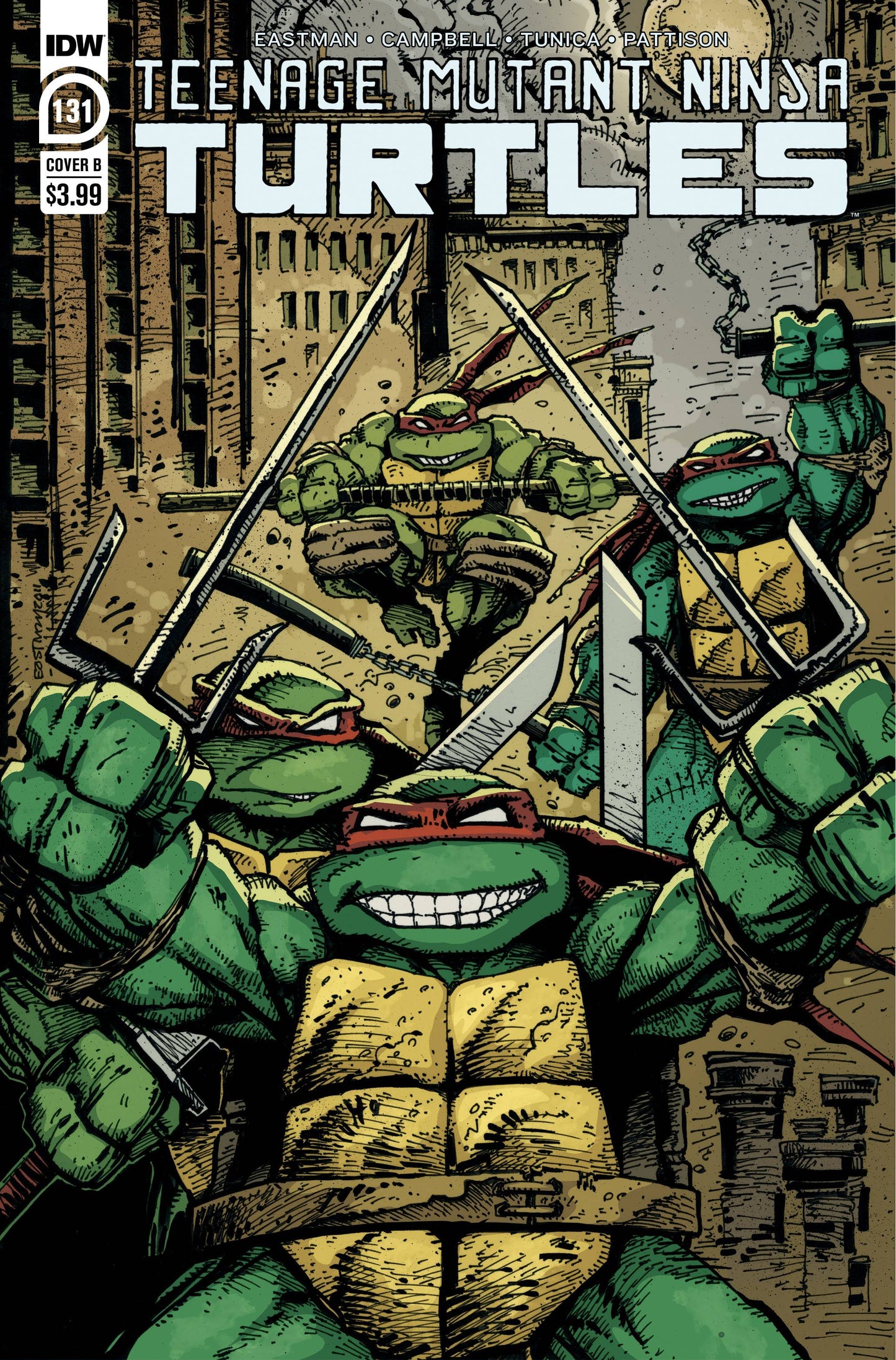 TMNT ONGOING #131 CVR B EASTMAN (C: 1-0-0)