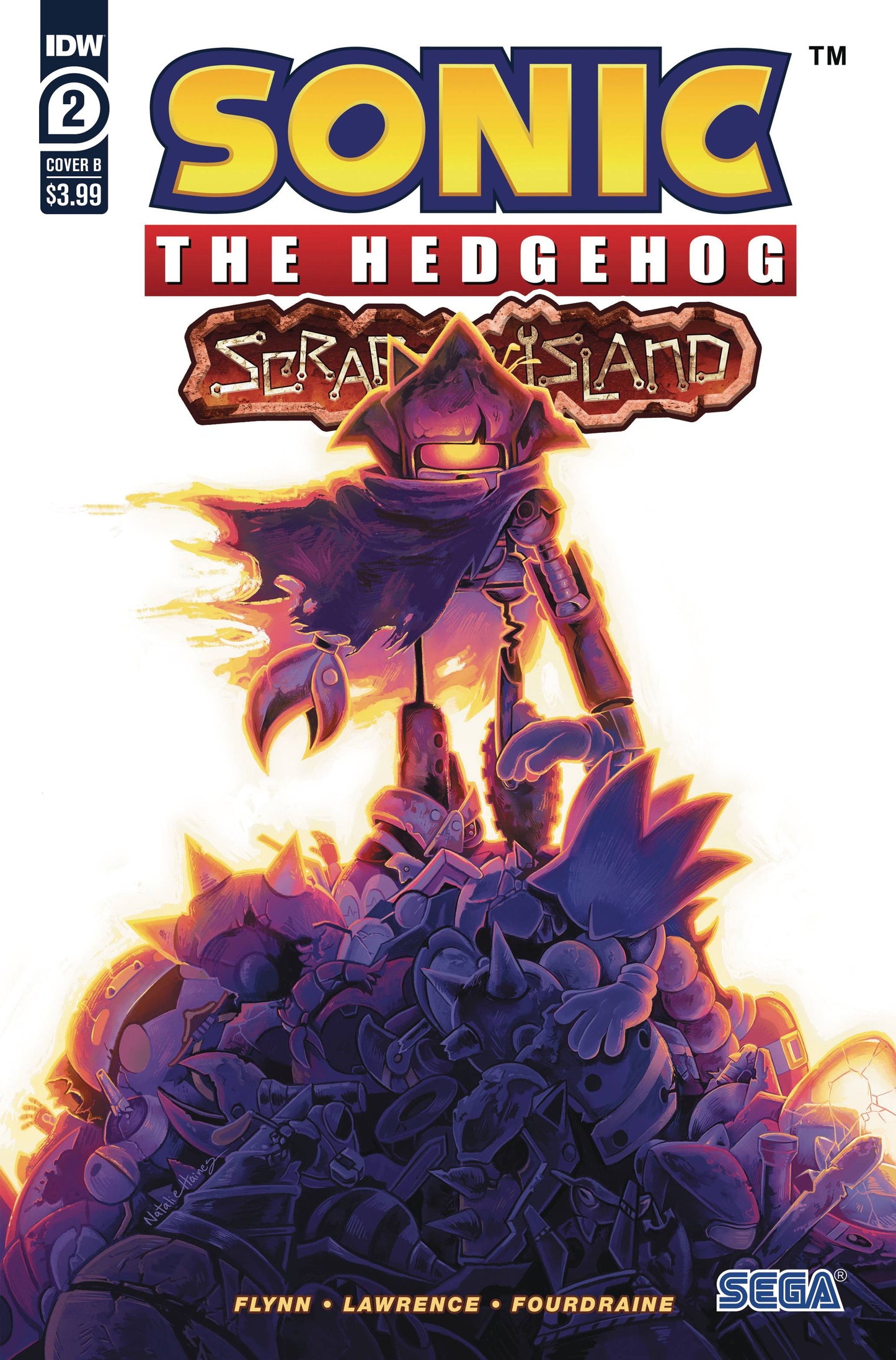 SONIC THE HEDGEHOG SCRAPNIK ISLAND #2 CVR B HAINES (C: 1-0-0