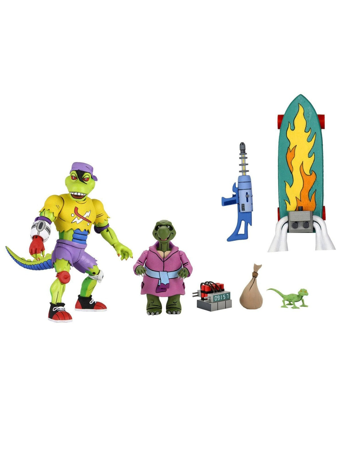 NECA - Teenage Mutant Ninja Turtles (Cartoon) - 7" Scale Action Figure - Ultimate Mondo Gecko