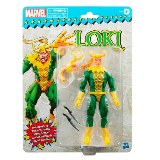 Marvel Legends Series Loki 6-inch Retro Action Figure