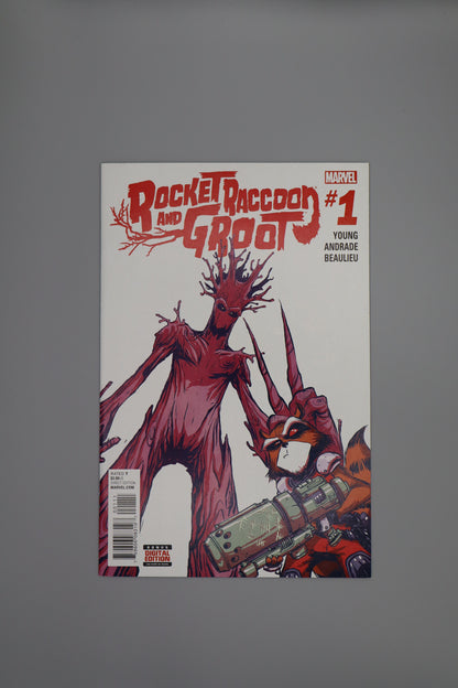Rocket Racoon and Groot #1 Skottie Young Variant