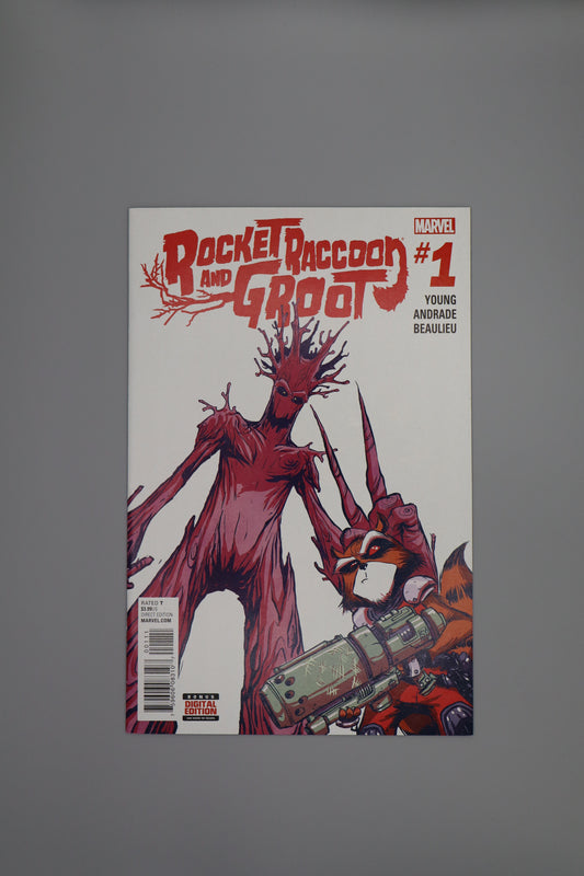 Rocket Racoon and Groot #1 Skottie Young Variant
