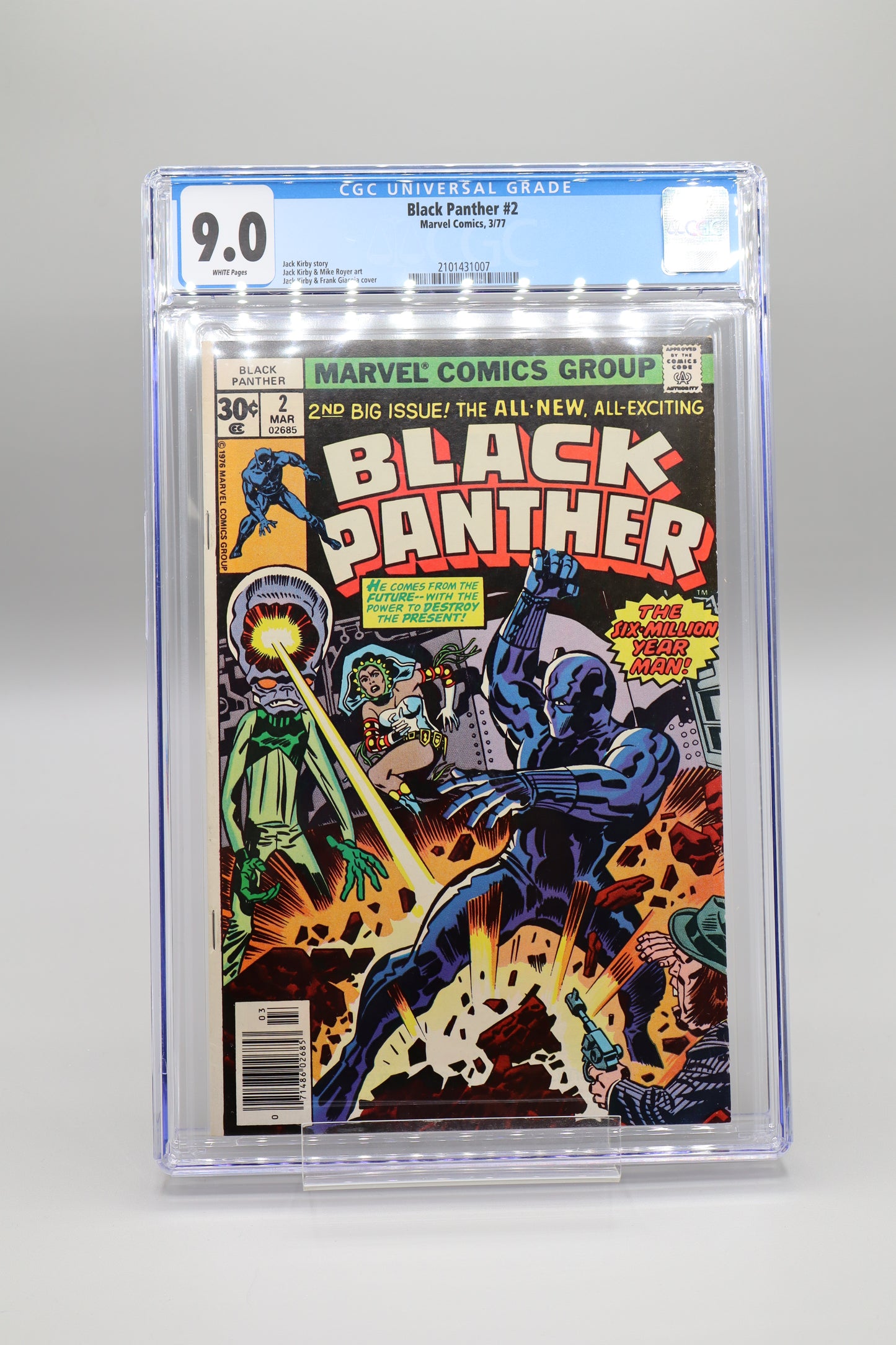 Black Panther #2 Newsstand CGC 9.0