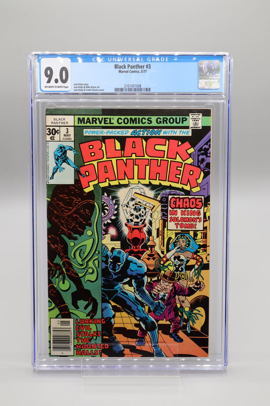 Black Panther #3 Newsstand CGC 9.0