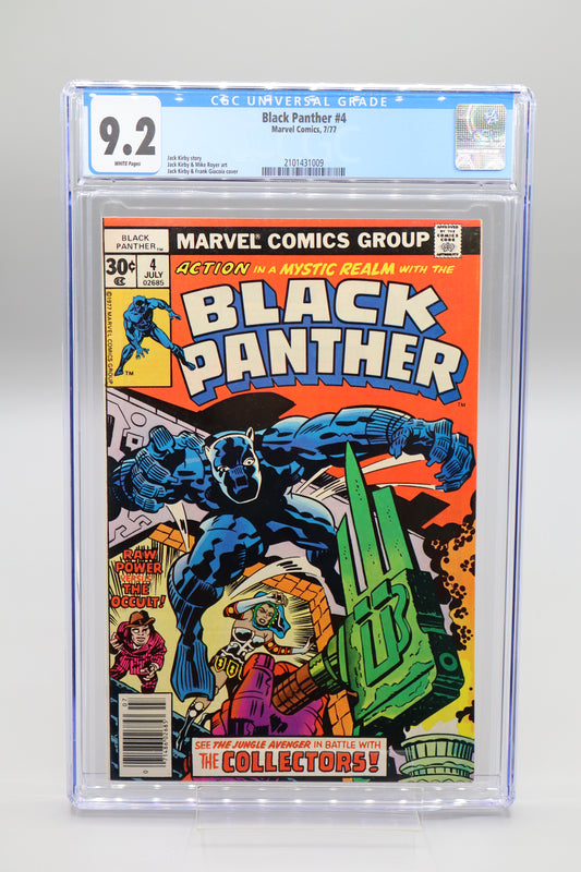 Black Panther #4 Newsstand CGC 9.2*