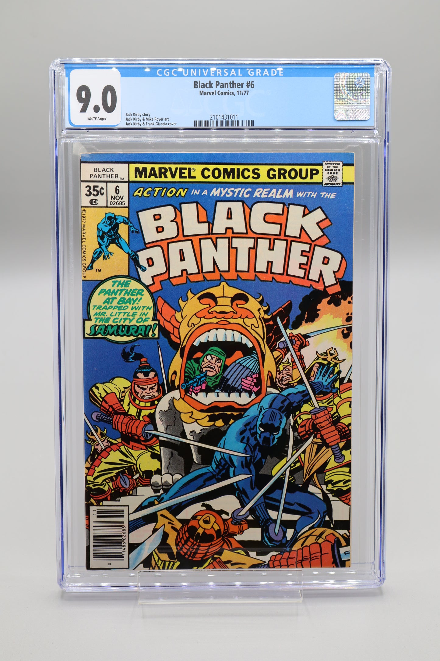 Black Panther #6 Newsstand CGC 9.0