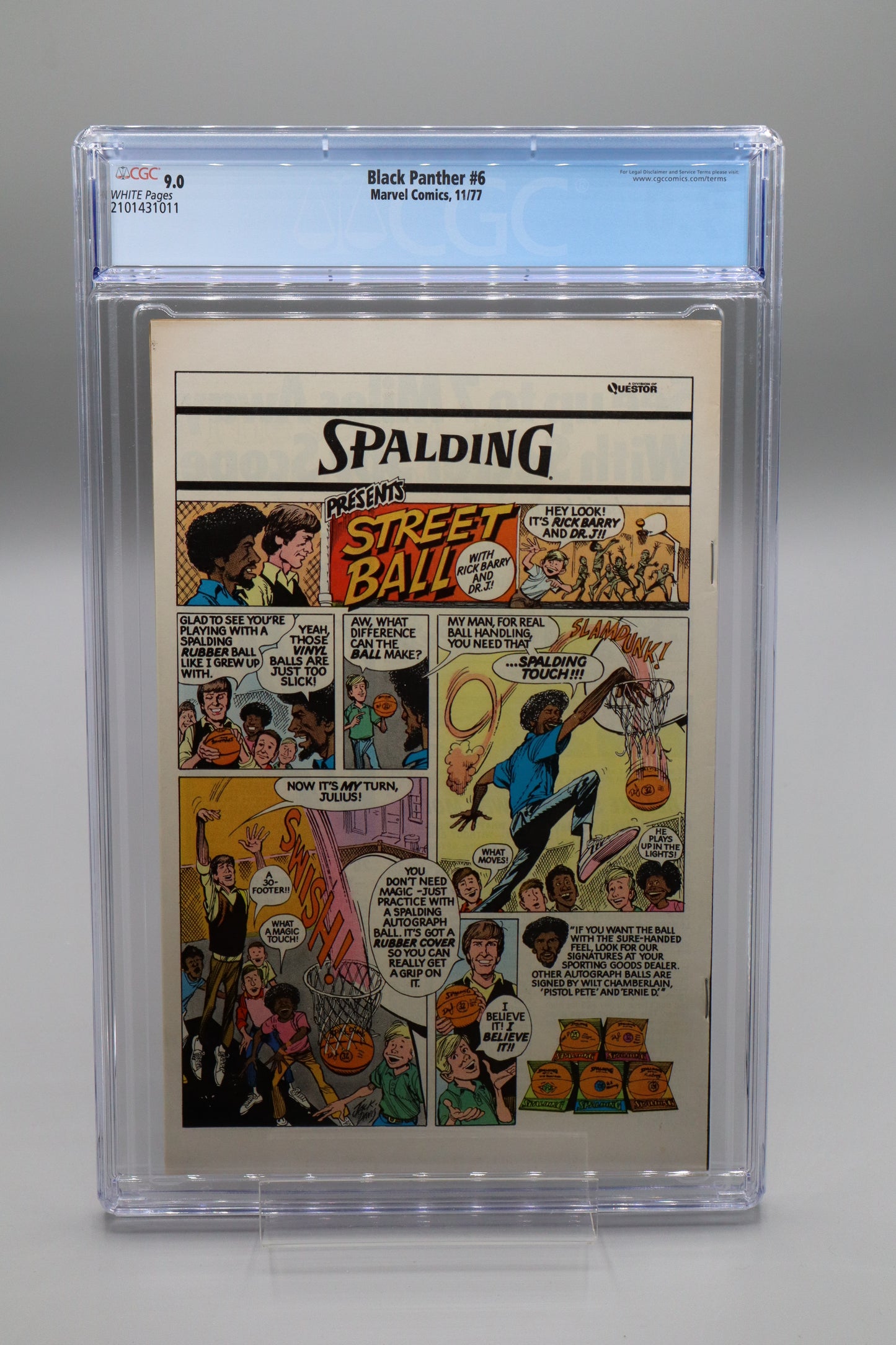 Black Panther #6 Newsstand CGC 9.0