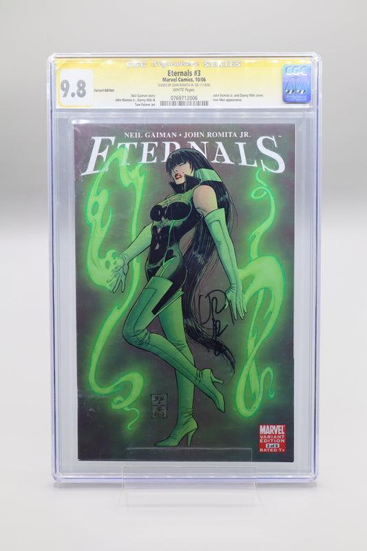 Eternals #3 JRJR Variant CGC Signature Series 9.8