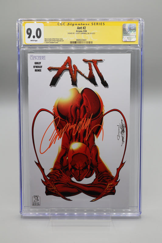 Ant #2 J. Scott Campbell CGC 9.0 Signature Series