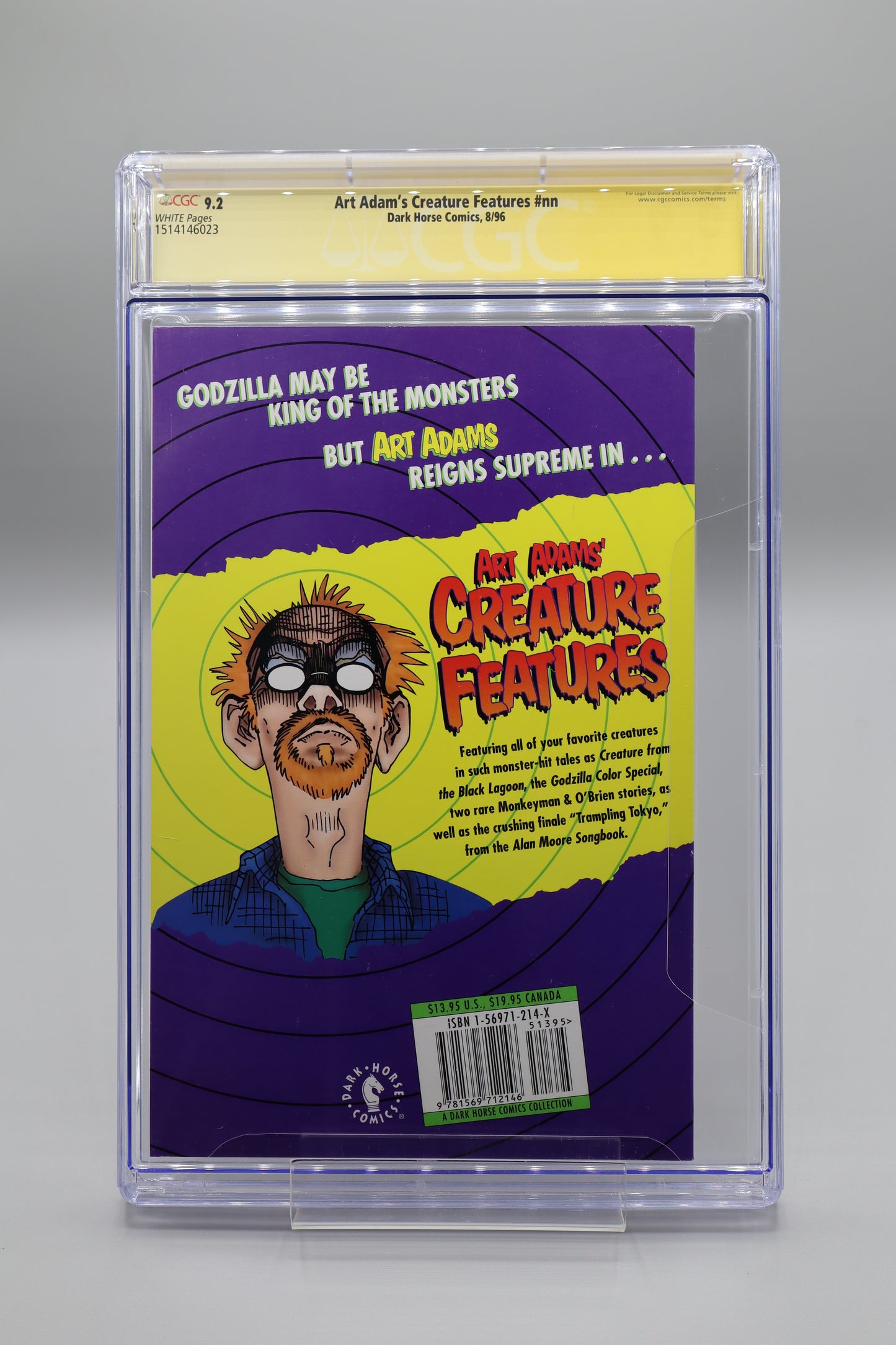 Art Adam's Creature Features #NN CGC 9.2 Signature Series