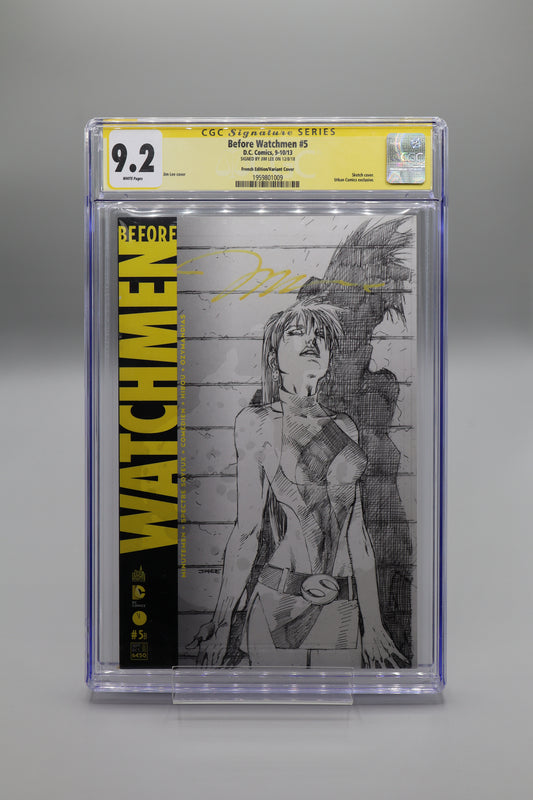 Before Watchmen #5 French Jim Lee Variant CGC 9.2 Signature Series