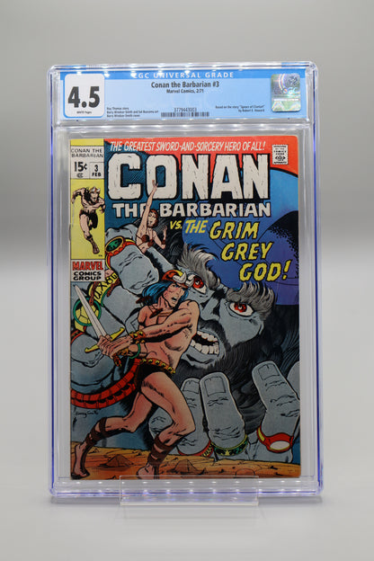Conan The Barbarian #3 Barry Windsor-Smith CGC 4.5