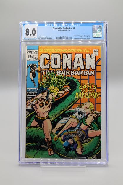 Conan The Barbarian #7 Barry Windsor-Smith CGC 8.0