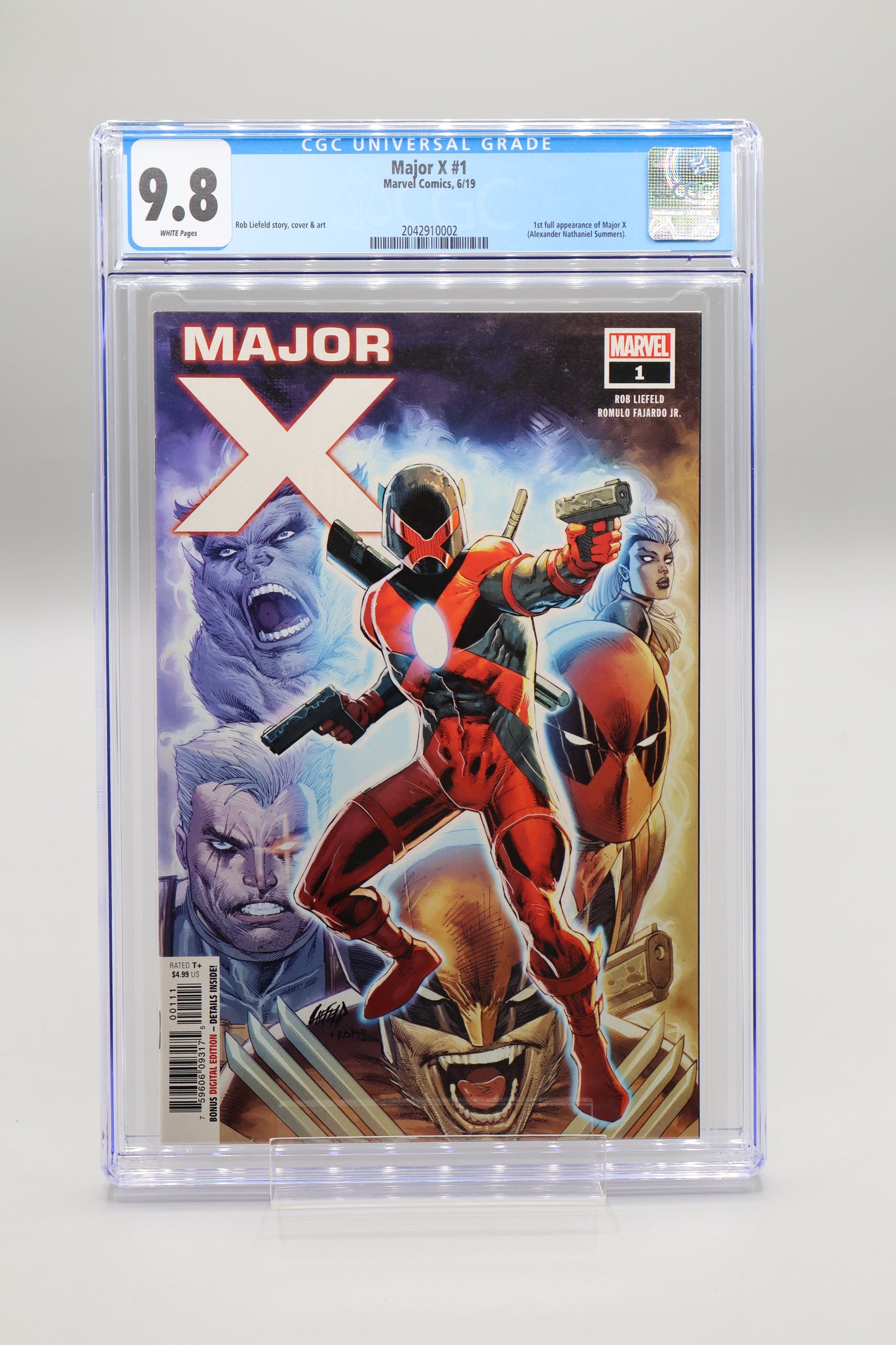 Major X #1 Rob Liefeld CGC 9.8