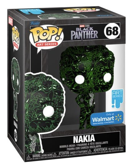 Funko Pop! Art Series Black Panther Nakia Walmart Exclusive #68
