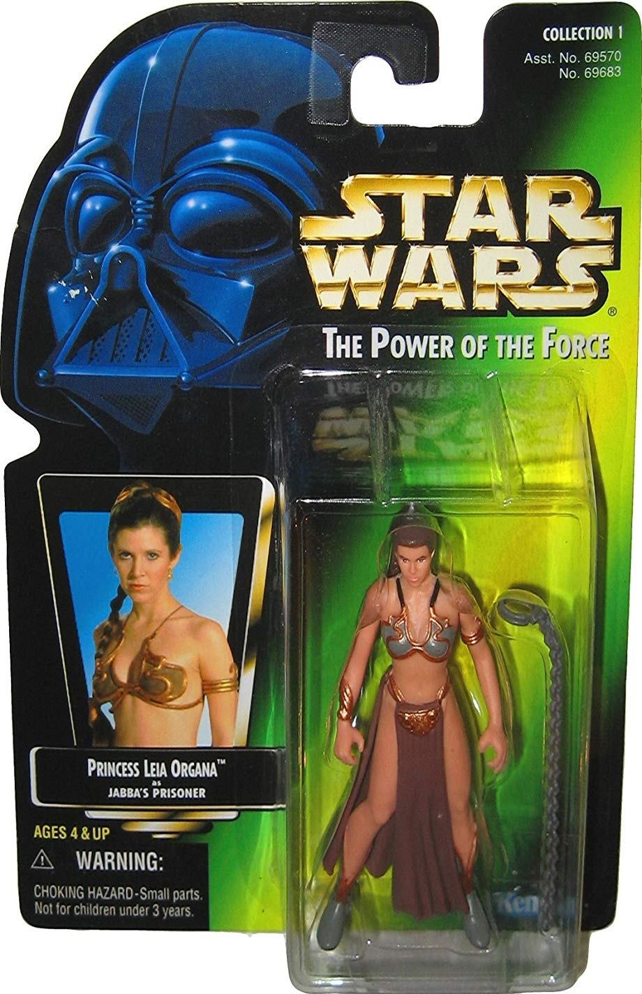 Kenner Star Wars Power of the Force Princess Leia Organa/Jabba Prisoner 3.75" Figure