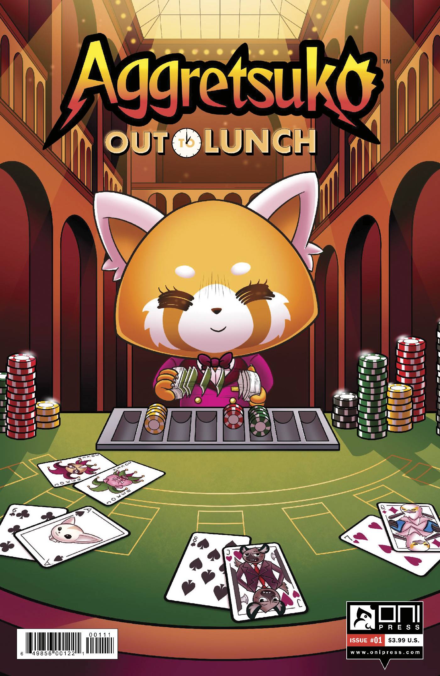 AGGRETSUKO OUT TO LUNCH #1 CVR B DALHOUSE