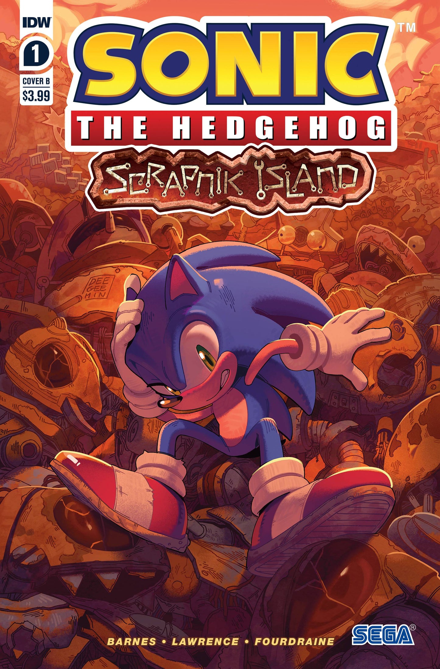 SONIC THE HEDGEHOG SCRAPNIK ISLAND #1 CVR B HO KIM (C: 1-0-0