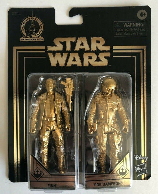 Star Wars Commemorative Edition Skywalker Saga GOLD Finn and Poe Dameron